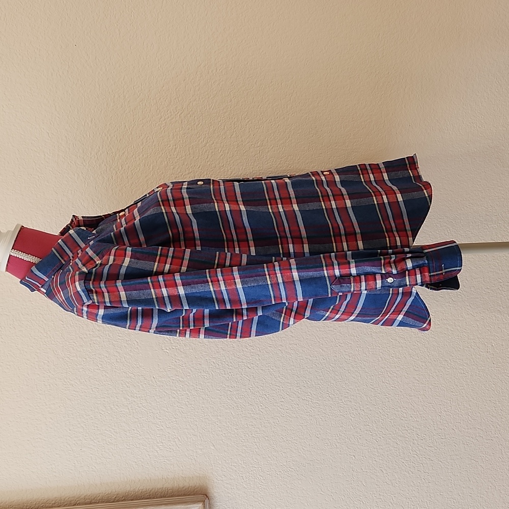 Ralph Lauren Flannel Long Sleeve Plaid Shirt size XS - Picture 4 of 9